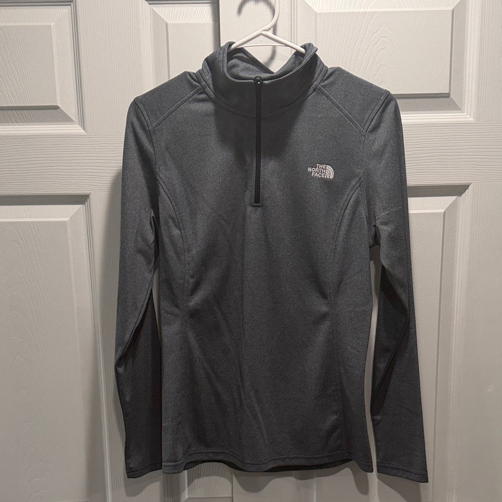 The North Face Women's Urban Navy Quarter-Zip Hooded Pullover